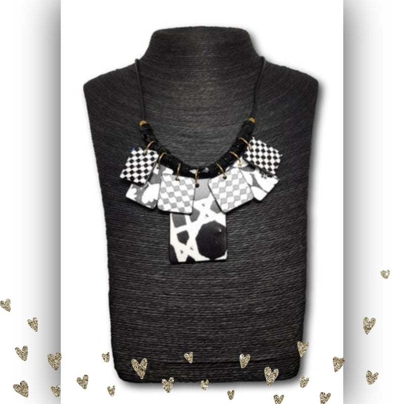 [B2C] - BOX Bijoux Maman-BEBE - modèle "BLACK & WHITE" [BOX BT2-FREU B2B]