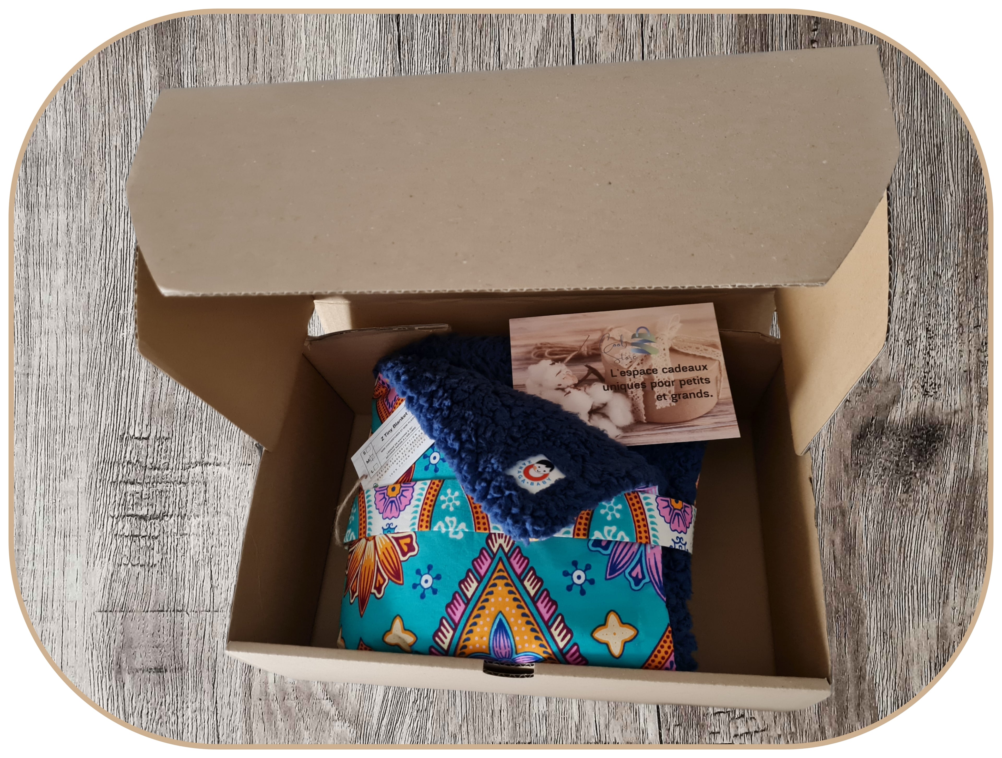 Z Tiny Blanket sherpa Couverture "EVEIL bébé - Ocean Green" [ZB-ZTBSR13-FREU B2C]