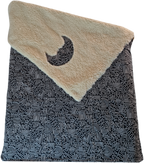 [B2C] - Mini manta decorativa para el hogar - Modelo LISO con 1 a 3 apliques - Talla L [ZTBL-MP1A]