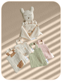 Doudou Love Scent Collection Tout BIO -  Modèle Ours ZEN [DD OZTB-PAR]