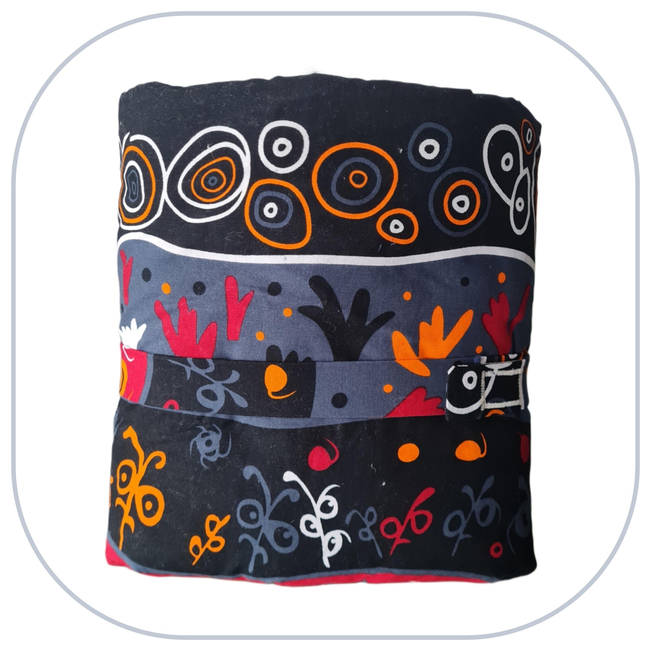 [B2C] - Mini couverture plaid home déco - Modèle PLAIN 1 à 3 appliqués - Taille L [ZTBL-MP1D]