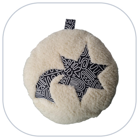 [B2B] - Coussin Tiny pillow home déco rond - 1 à 2 appliqués - Taille M [ZTPL-MP12A]