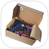 [B2C] BOX Mini couverture plaid home déco - Modèle PLAIN 1 à 3 appliqués - Taille L [ZTBL-MP1L]