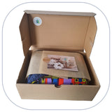 [B2C] BOX Mini couverture plaid home déco - Modèle PLAIN 1 à 3 appliqués - Taille L [ZTBL-MP1L]