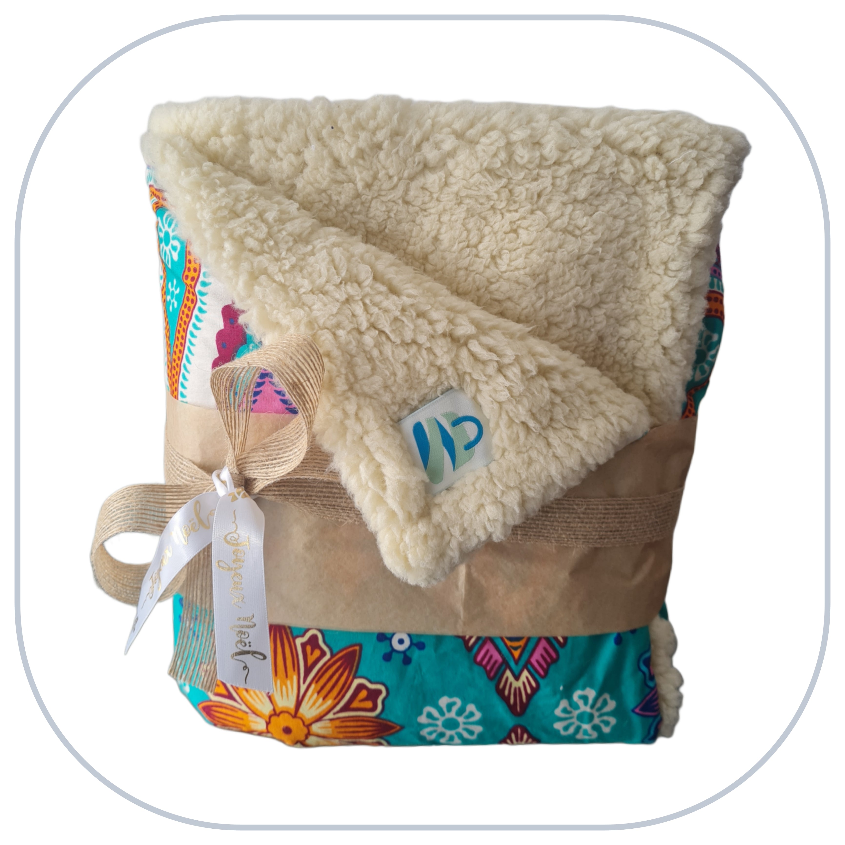 Z Tiny Blanket sherpa Couverture "EVEIL bébé - Ocean Green" [ZB-ZTBSR13-FREU B2C]