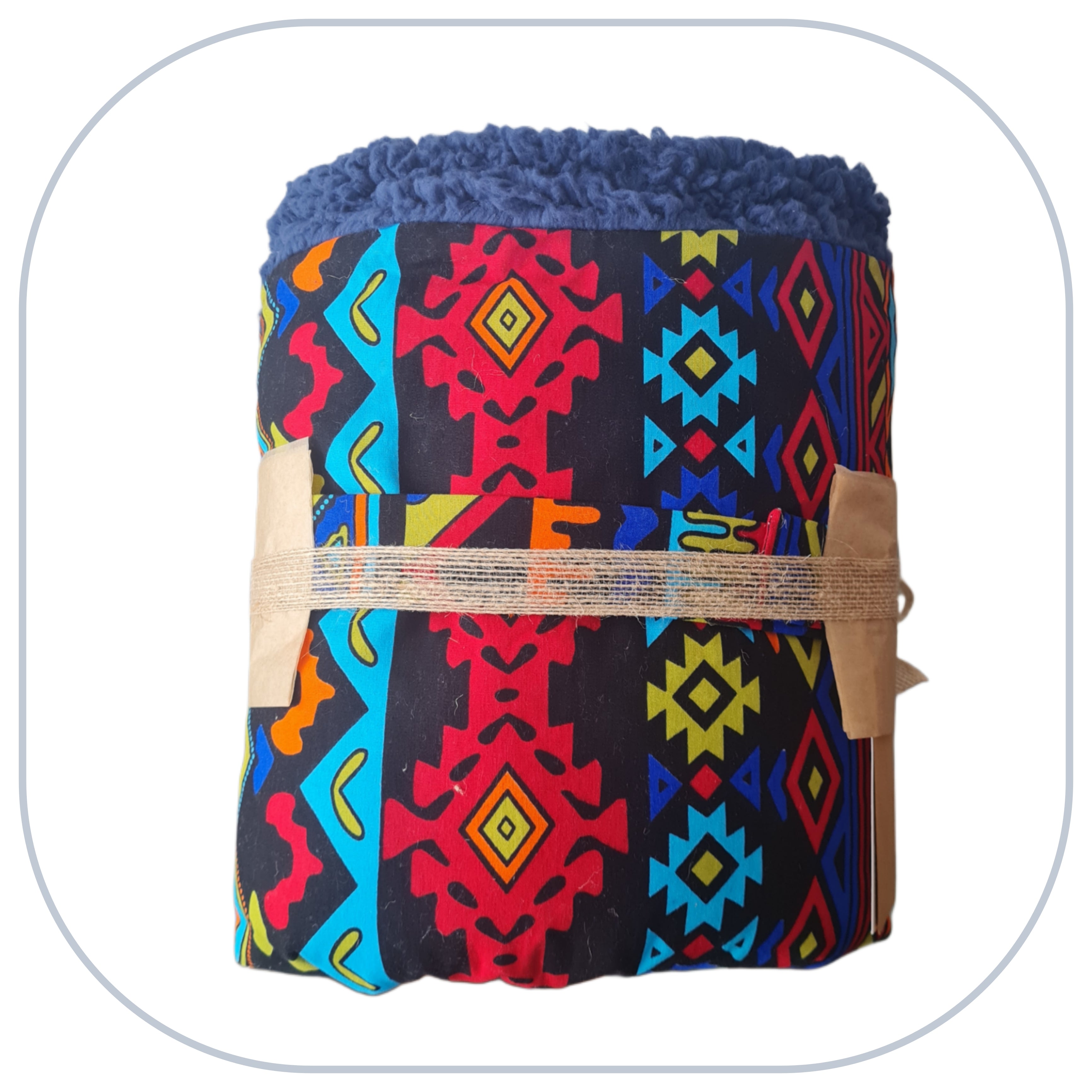 [B2C] - Mini couvertures plaids home déco - Modèle PLAIN 1 à 3 appliqués - Taille L [ZTBL-MP1J]