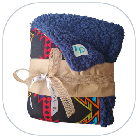 [B2B] - Mini couvertures plaids home déco - Modèle PLAIN 1 à 3 appliqués - Taille L [ZTBL-MP1J]