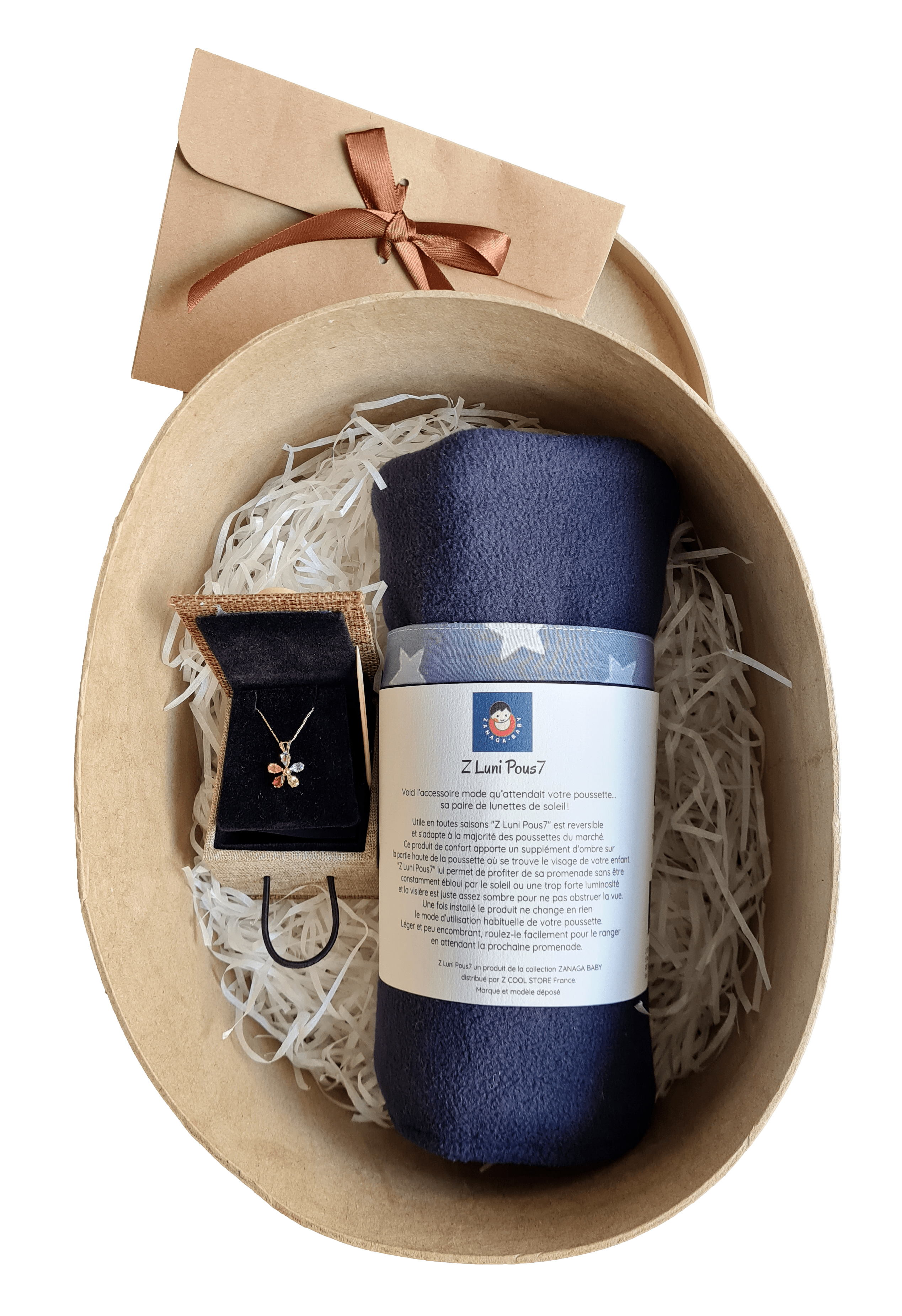 BOX Bijoux OR Maman-Bébé "FLEUR" [BOX BT17-FREU B2B]