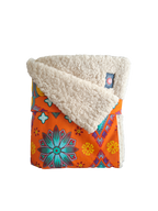 Z Tiny Blanket sherpa Couverture Plaid bébé/enfants "Orange" [ZB-ZTBSR14-FREU B2C]