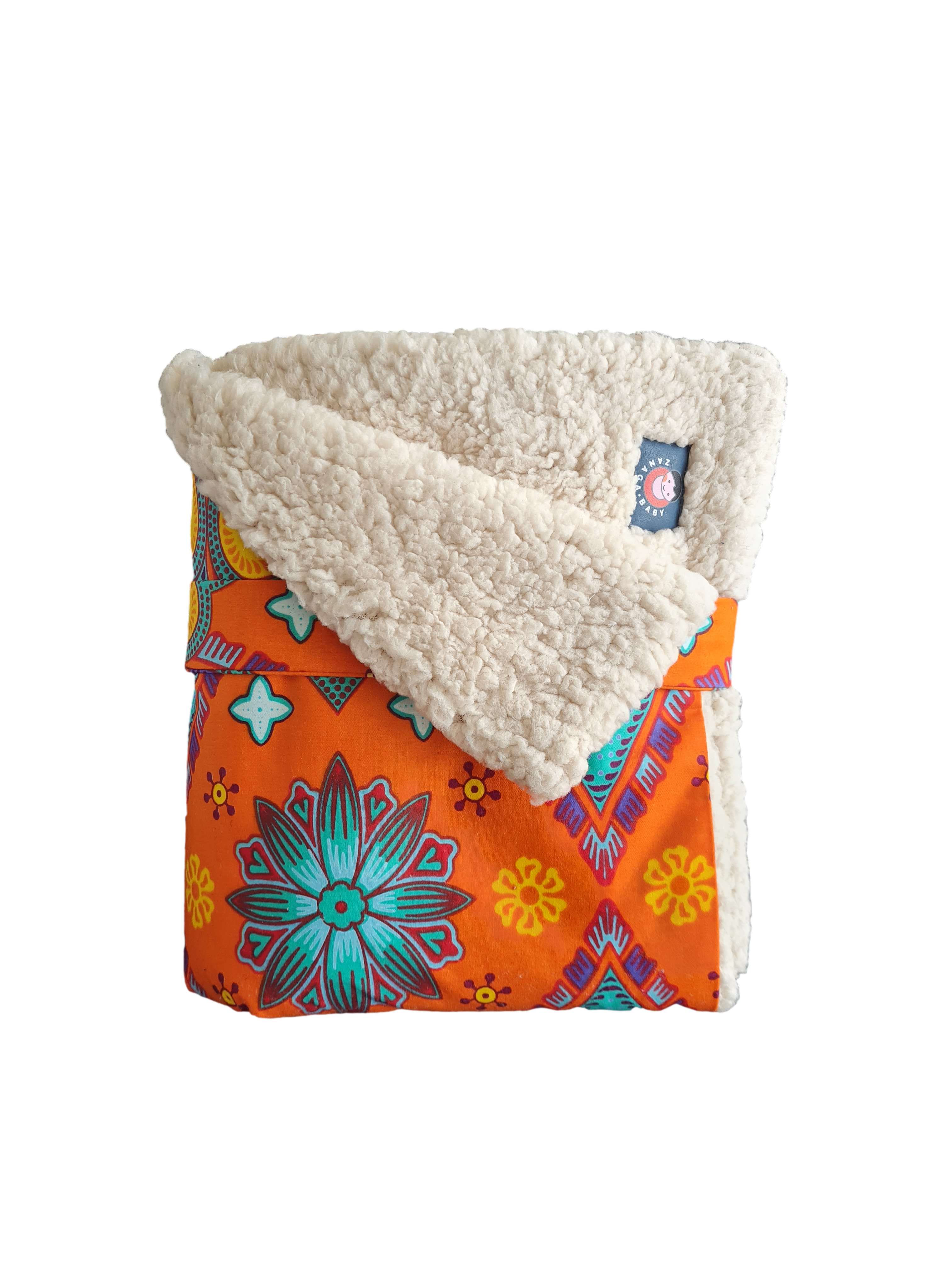 Z Tiny Blanket sherpa Couverture Plaid bébé/enfants "Orange" [ZB-ZTBSR14-FREU B2C]