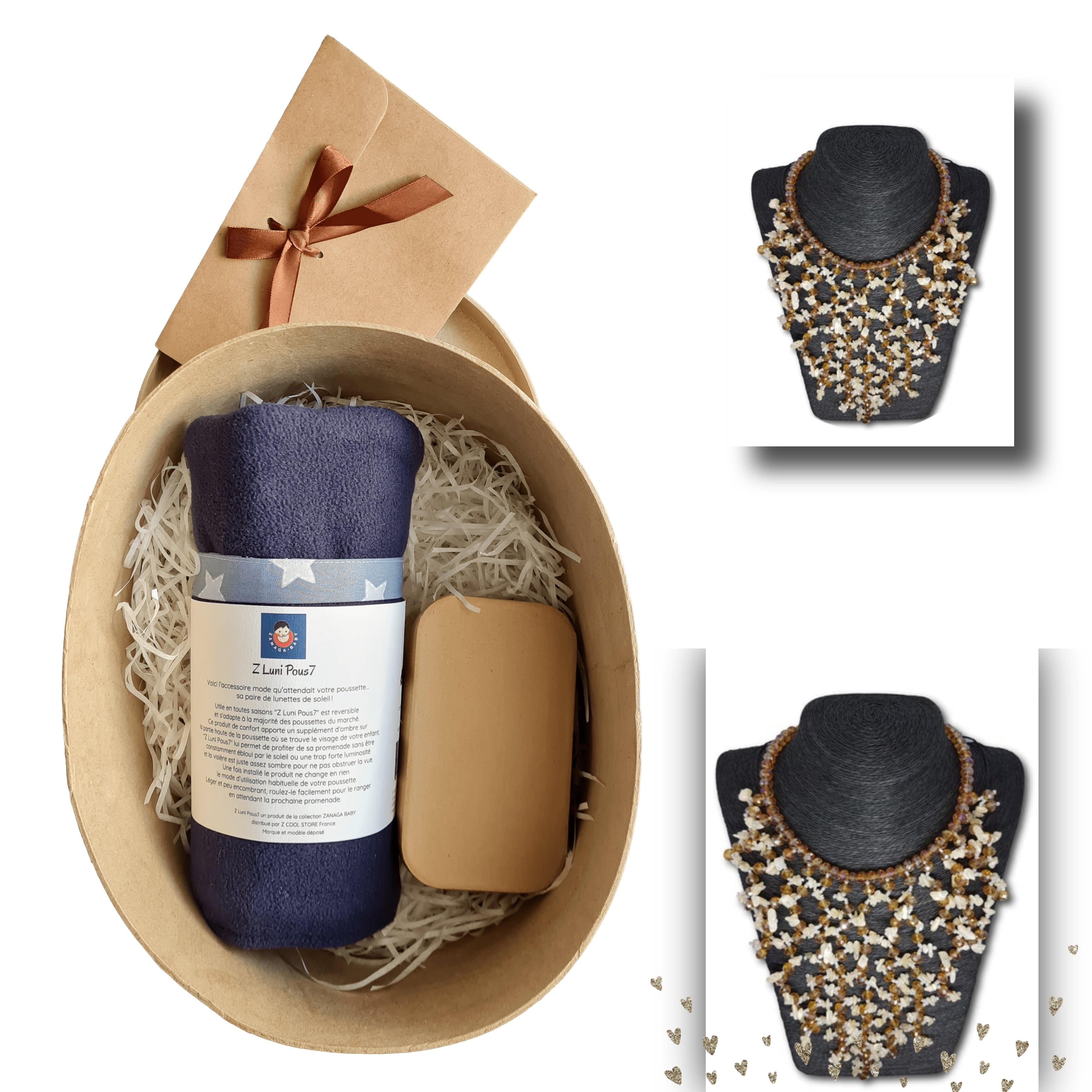 BOX Bijoux Maman-Bébé - Rivière "CITRINE" [BOX BT14-FREU B2B]