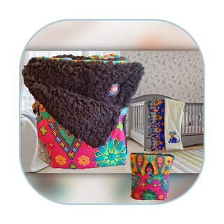 Z Tiny Blanket Sherpa Couverture Plaid bébé/enfants/adultes "Fushia" [ZB-ZTBSR11-FREU B2C]